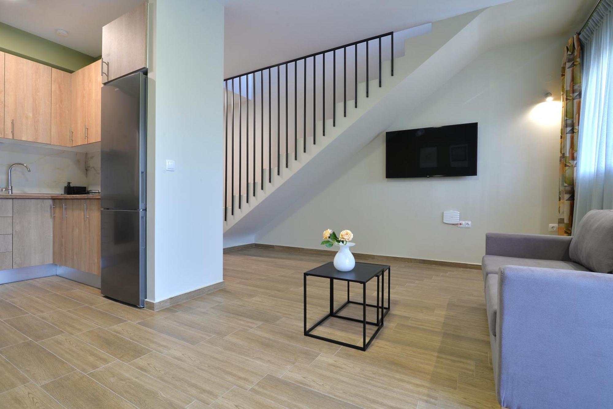 Niel Holiday Apartments, Panel Hospitality Homes & Villas Leptokaryá Eksteriør bilde
