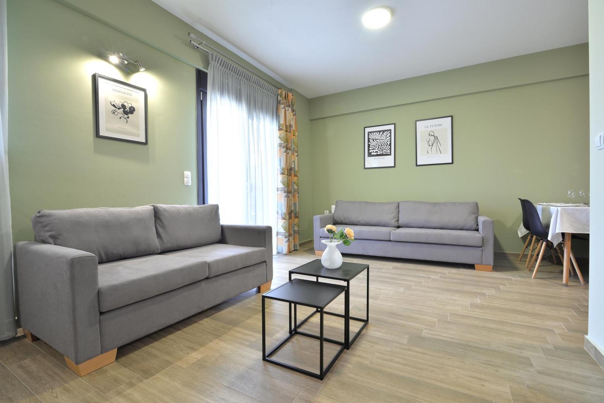 Niel Holiday Apartments, Panel Hospitality Homes & Villas Leptokaryá Eksteriør bilde