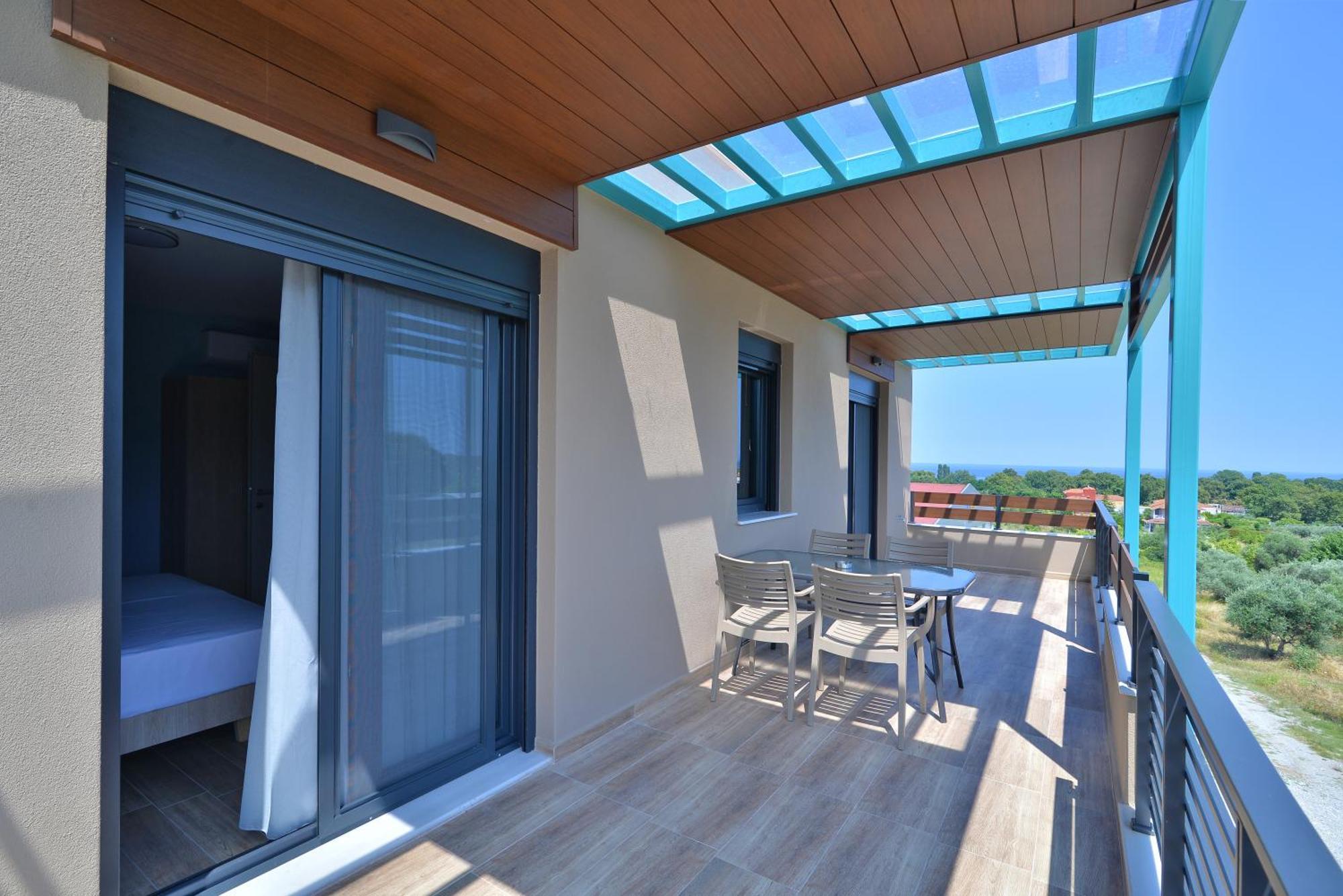 Niel Holiday Apartments, Panel Hospitality Homes & Villas Leptokaryá Eksteriør bilde